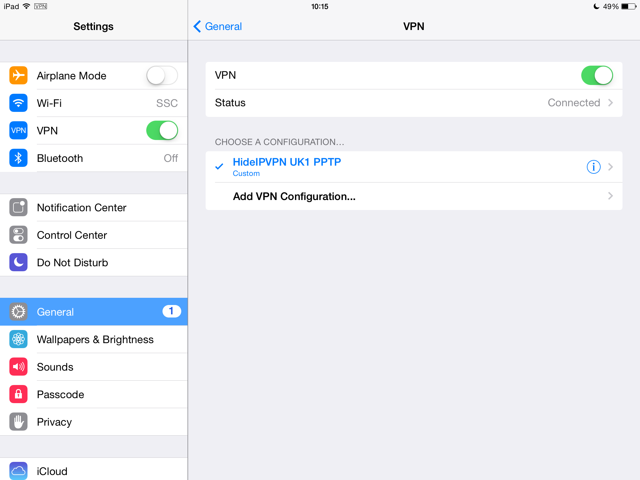 iPad PPTP VPN Setup Tutorial - HideIPVPN