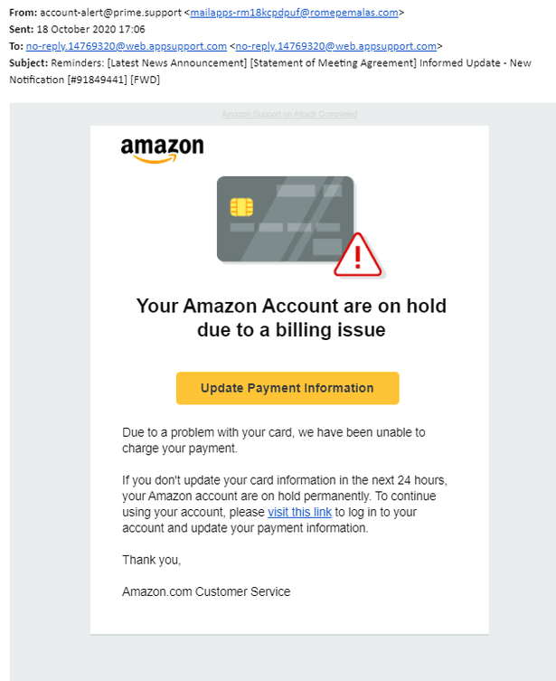 amazon phising emails